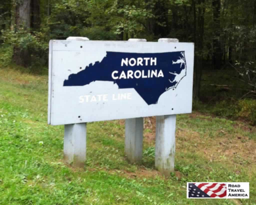 Arriving at the North Carolina state line near the Atlantic Coast