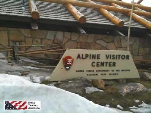 The Alpine Visitor Center on Trail Ridge Road at Rocky Mountain National Park