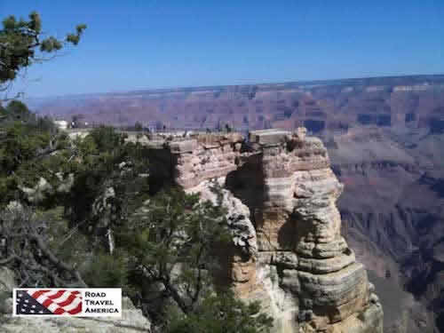 View from the South Rim of the Grand Canyon in Arizona