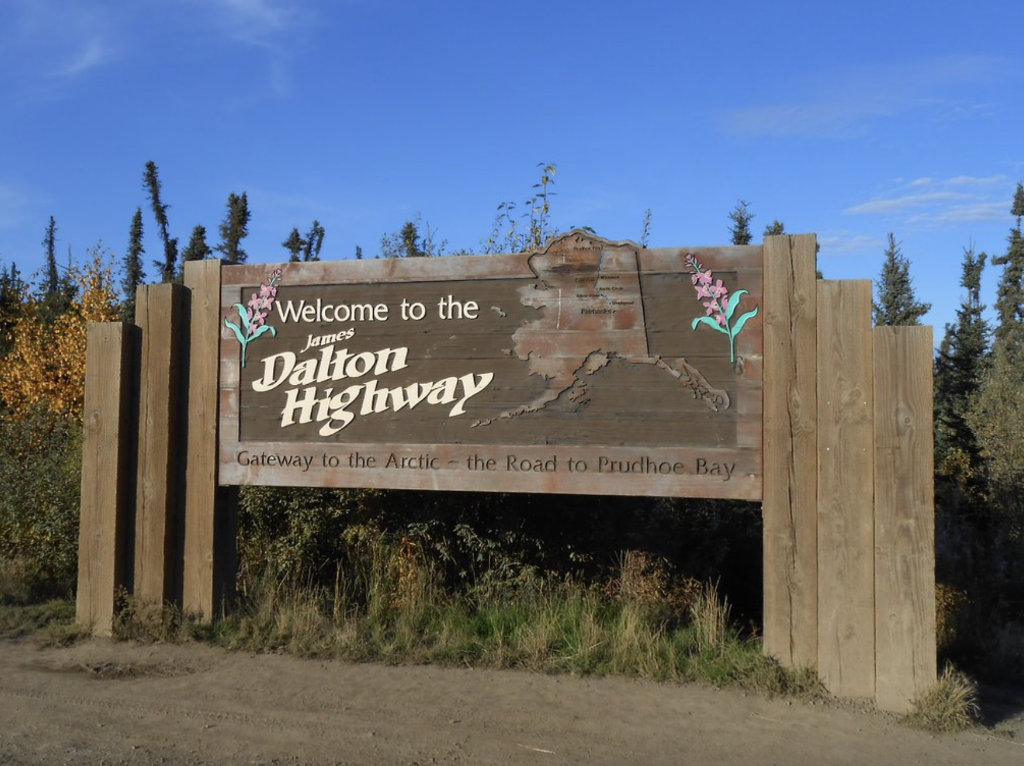 Welcome to the James Dalton Highway ...Gateway to the Arctic .... the Road to Prudhoe Bay