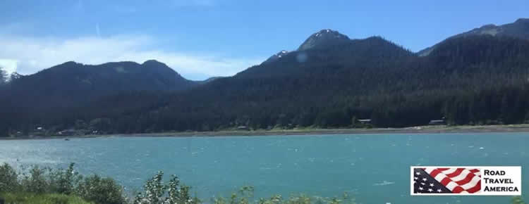 The Gastineau Channel just north of Juneau
