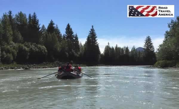 River rafting on the Mendenhall River