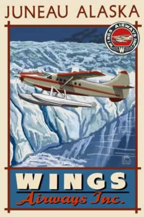 Wings Airways Inc ... poster in Juneau, Alaska