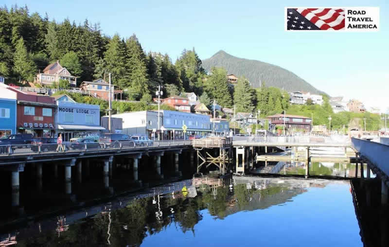 Ketchikan at one of the cruise ship docks