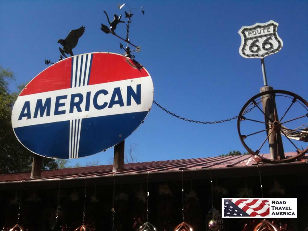 Classic signage ... American Oil Company, in Sedona, Arizona