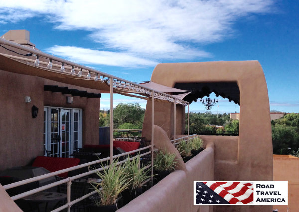 Roof top bar at La Fonda on the Plaza, Santa Fe, NM