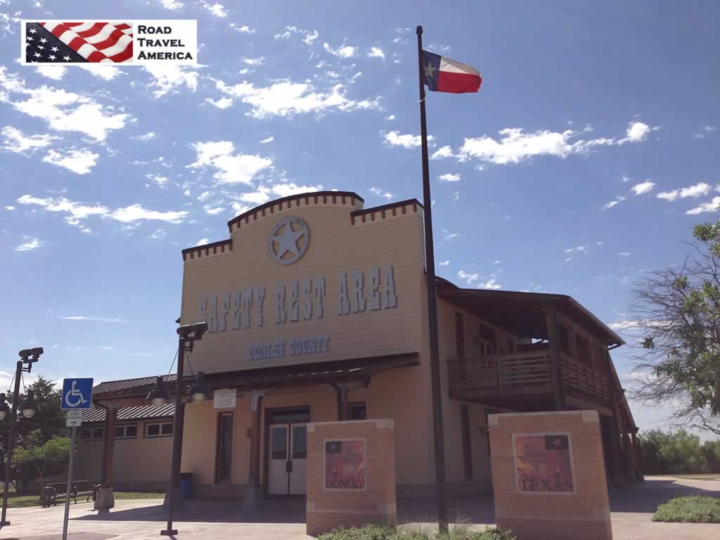 Time for a break ... at the Safety Rest Area, Donley County, Texas, on U.S. Highway 287