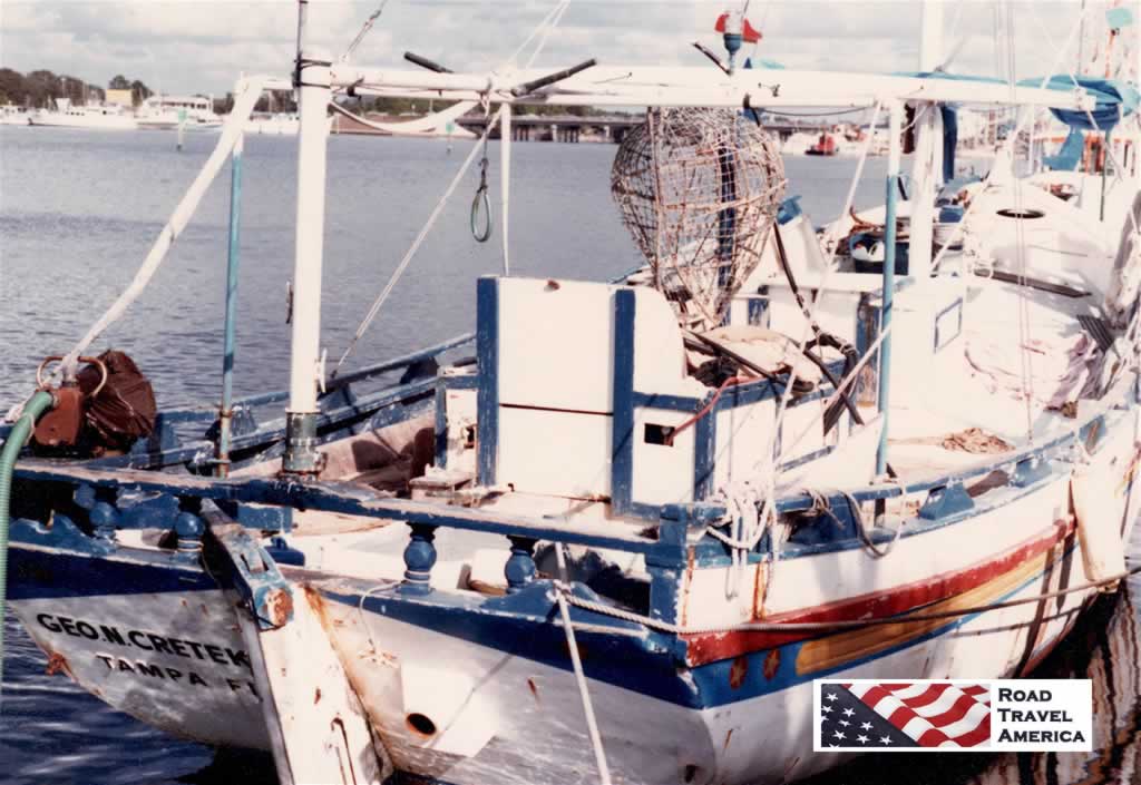 Sponge boat at Tarpon Springs, Florida (December, 1984)