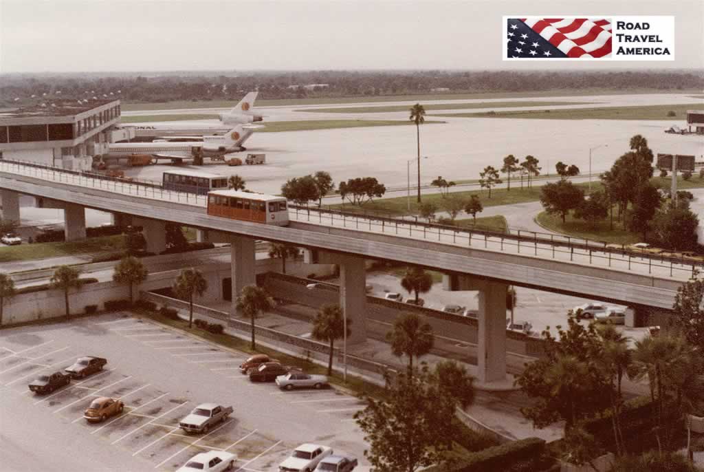 Tampa International Airport with National Airlines Boeing 727 and Douglas DC-10 (July, 1978)
