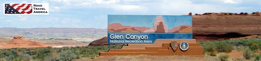 The Glen Canyon National Recreation Area in Arizona
