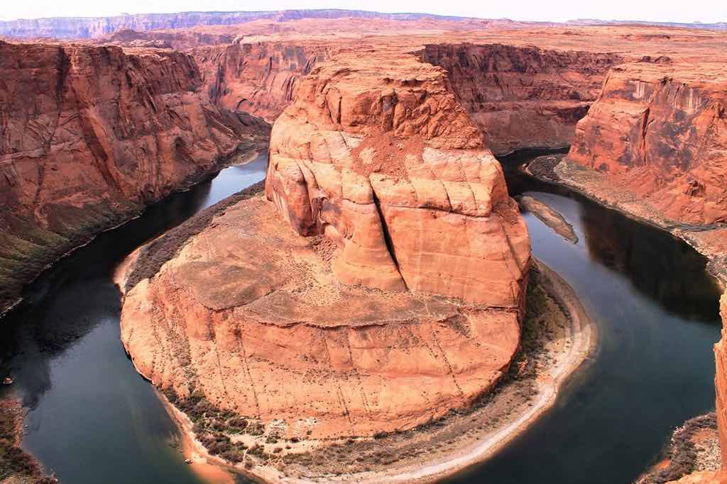 Spectacular view of Horseshoe Bend on the Colorado River