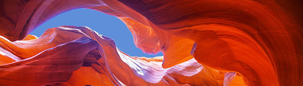 The intense colors of Antelope Canyon in northern Arizona near Page