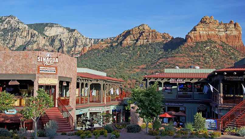 One of the many unique shopping ventues in Sedona