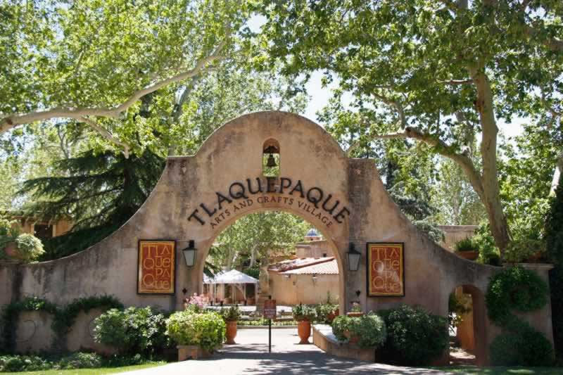 The entrance to the Tlaquepaque Arts and Crafts Village in Sedona
