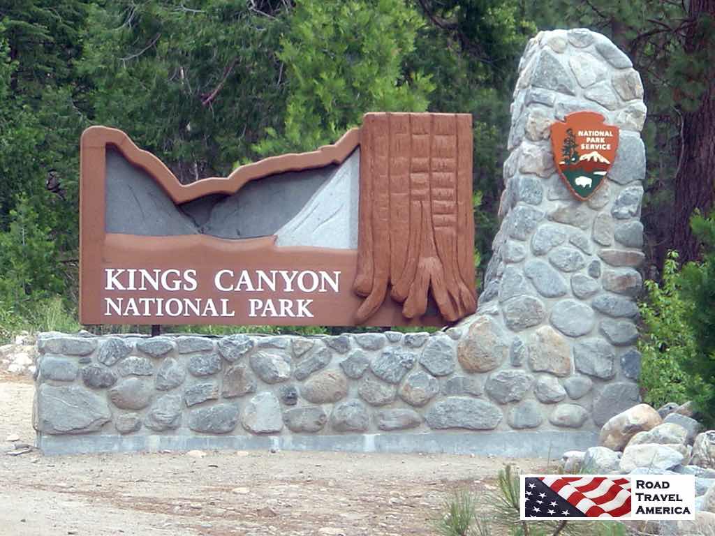 Entrance area to Kings Canyon National Park ... adjacent to Sequoia NP