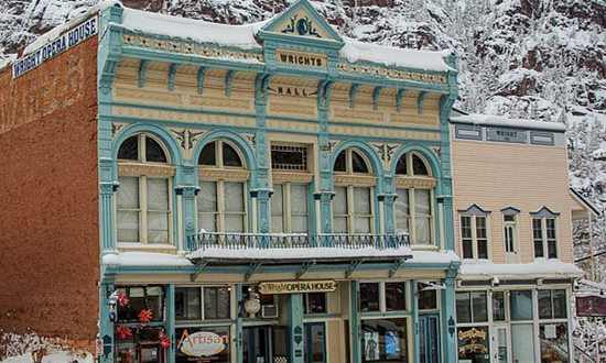 The historic Wright Opera House in Ouray