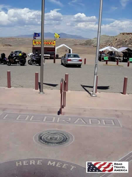 Four Corners Monument ... parking area near the actual meeting point of the four states
