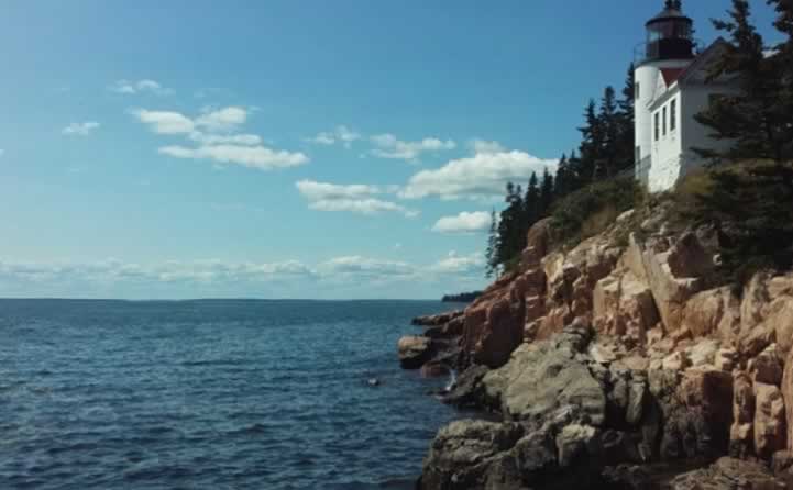 Bass Harbor Light Station in Maine