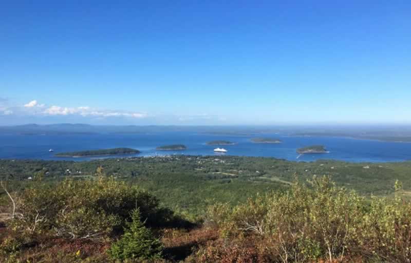 View from the top of Cadillac Mountain