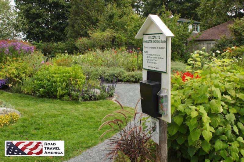 Charlotte Rhoades Park Butterfly Garden, Southwest Harbor, Maine on Desert Island