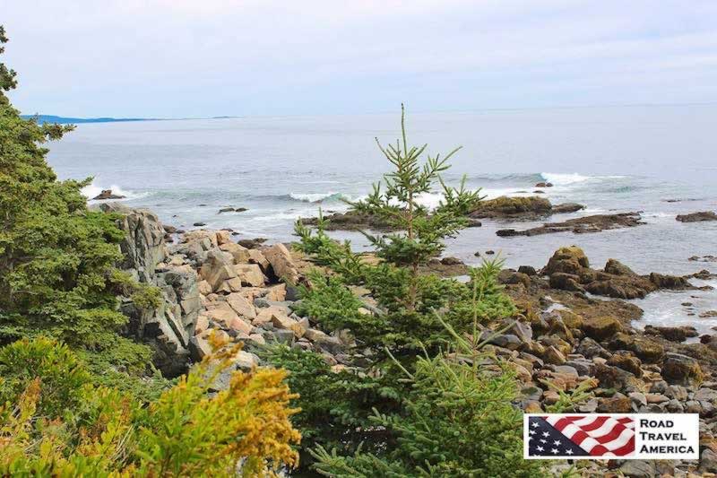 Rugged Atlantic coastline near Bar Harbor