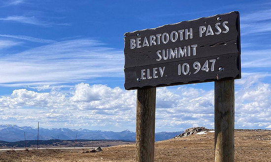 Switchbacks on the Beartooth Scenic Highway