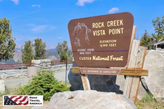 Rock Creek Vista Point on the Beartooth Highway, elevation 9,190 feet