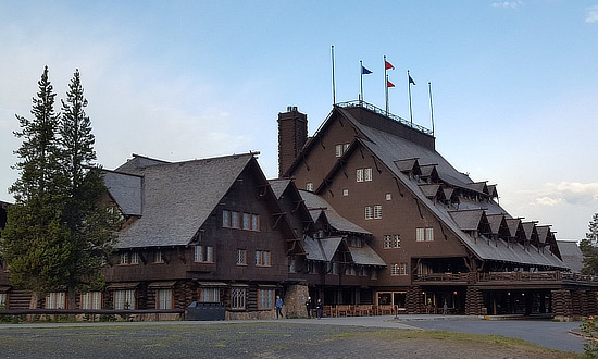 Old Faithful Inn at Yellowstone National Park