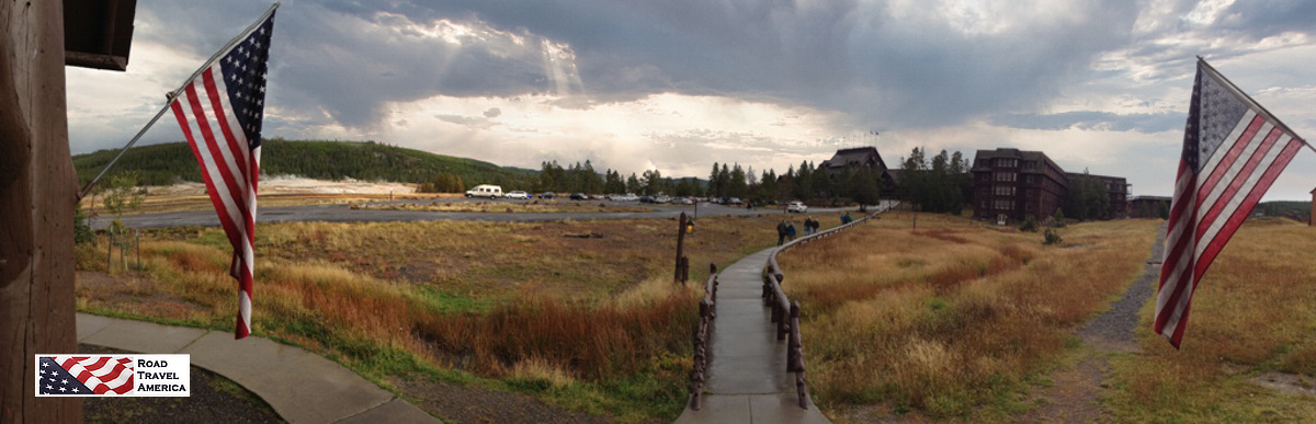 Old Faithful Inn at Yellowstone National Park