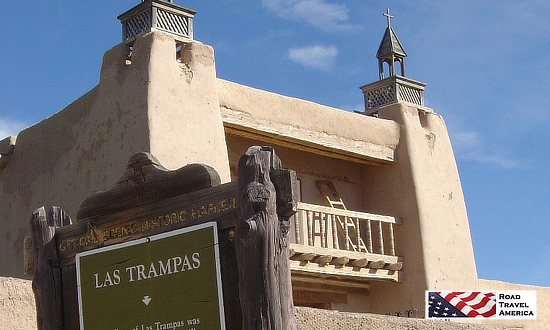 Abandoned church in Lamy, New Mexico
