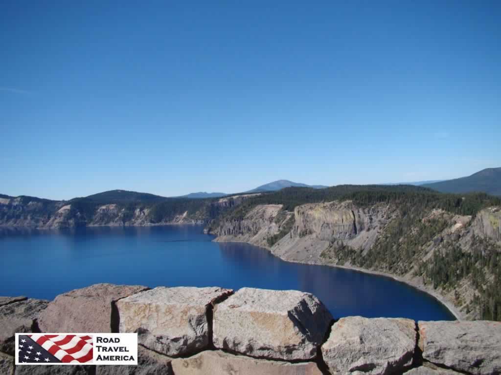 View of Crater Lake from one of the observation points