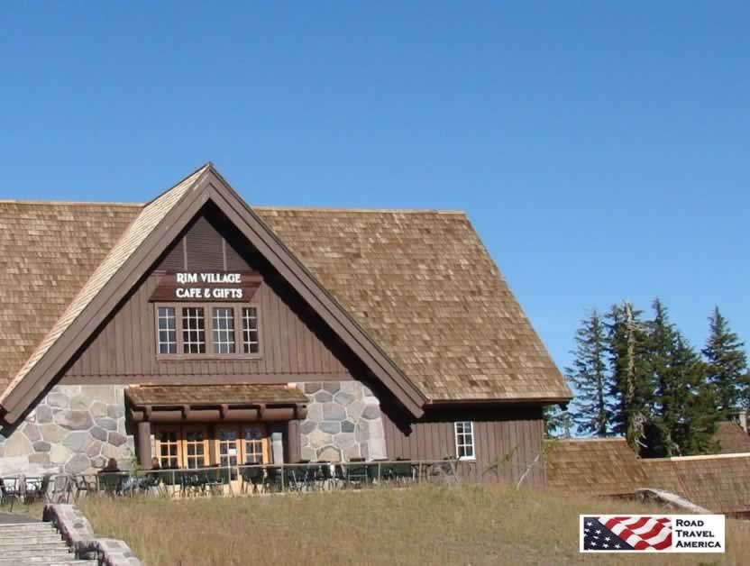 The Rim Visitor Center at Rim Village at Crater Lake National Park in Oregon