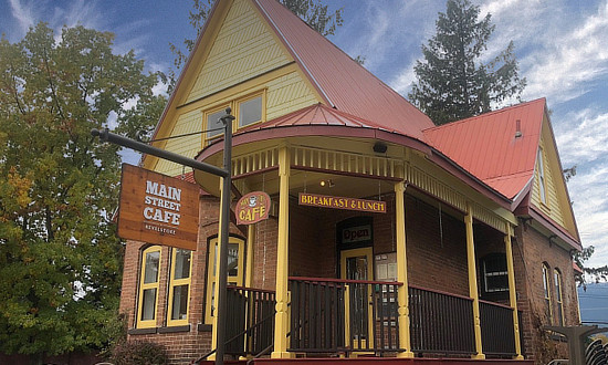 Main Street Cafe in Revelstoke, British Columbia