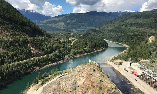 Revelstoke Dam Visitor Centre in British Columbia