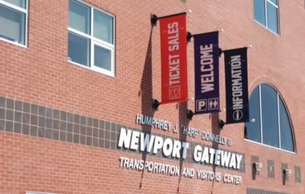A great place to begin your visit to Newport ... the Newport Gateway, Transportation and Visitors Center