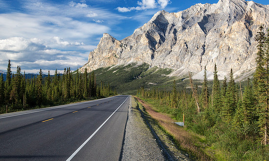 Scene along the Dalton Highway in Alaska