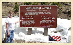 The top of the Continental Divide
