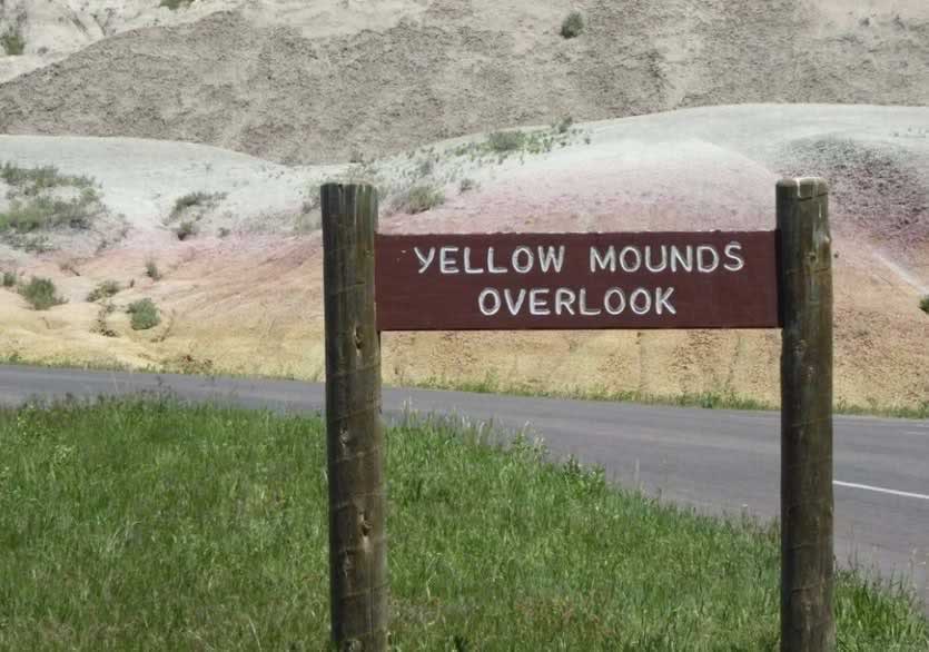 The Yellow Mounds Overlook at Badlands National Park