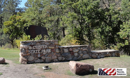 Entrance area at Custer State Park in South Dakota