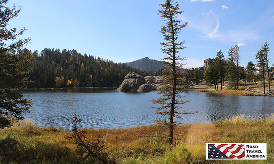 Lake at Custer State Park in South Dakota