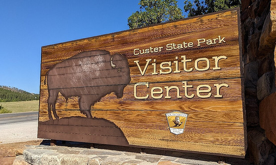 Custer State Park Visitor Center ... a great place to start your visit to the park!
