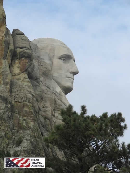 View of George Washington from the side as seen from Highway 244