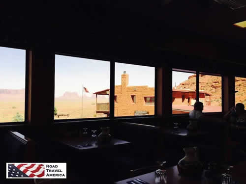 View of Monument Valley from Goulding's Restaurant