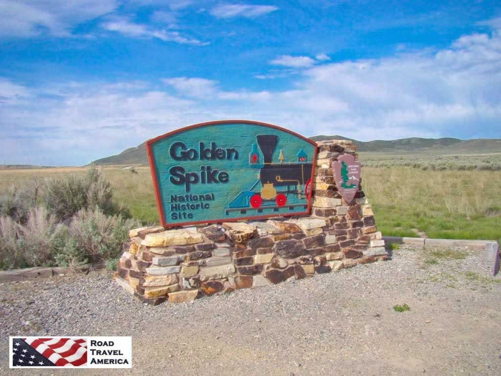Entrance to Golden Spike National Historic Site in Utah