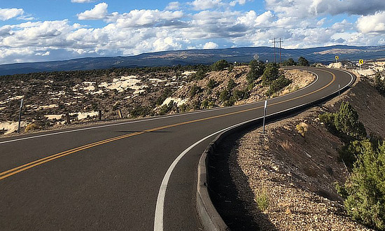 View of The Hogsback on Utah Highway 12