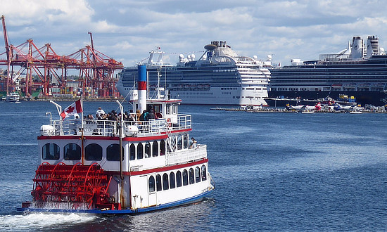 Harbor tour boat in Vancouver, British Columbia
