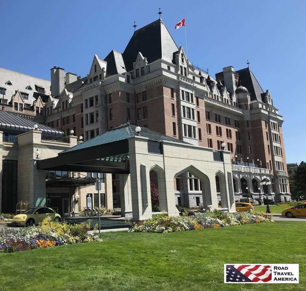 The historic Empress Hotel in Victoria, British Columbia