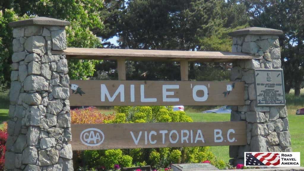 Mile "Zero" of the Trans Canada Highway, Victoria, British Columba