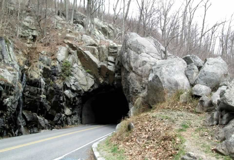 Marys Rock Tunnel on Skyline Drive, near Milepost 33