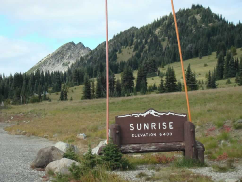 Sunrise area near Mt. Rainier, Elevation 6,400 feet